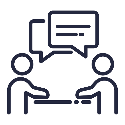 Ikon av personlig rådgivning